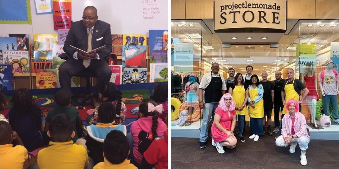 Raphael volunteering