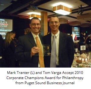 Tom Varga philanthropy award